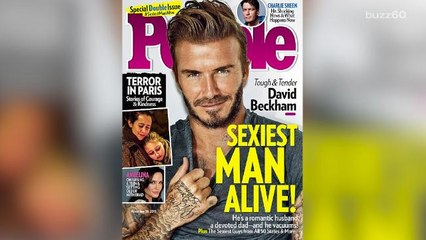 David Beckham is People Magazine's 'Sexiest Man of the Year'