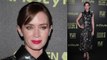 Emily Blunt Glitters At Golden Globes Event