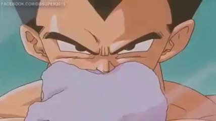 Vegeta haciendo propagandas