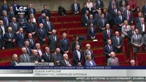 Ovation à l'Assemblée nationale en hommage aux forces de l'ordre