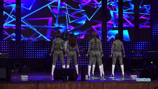 크레용팝(CRAYON POP)[4K직캠]FM@20151114 Rock Music