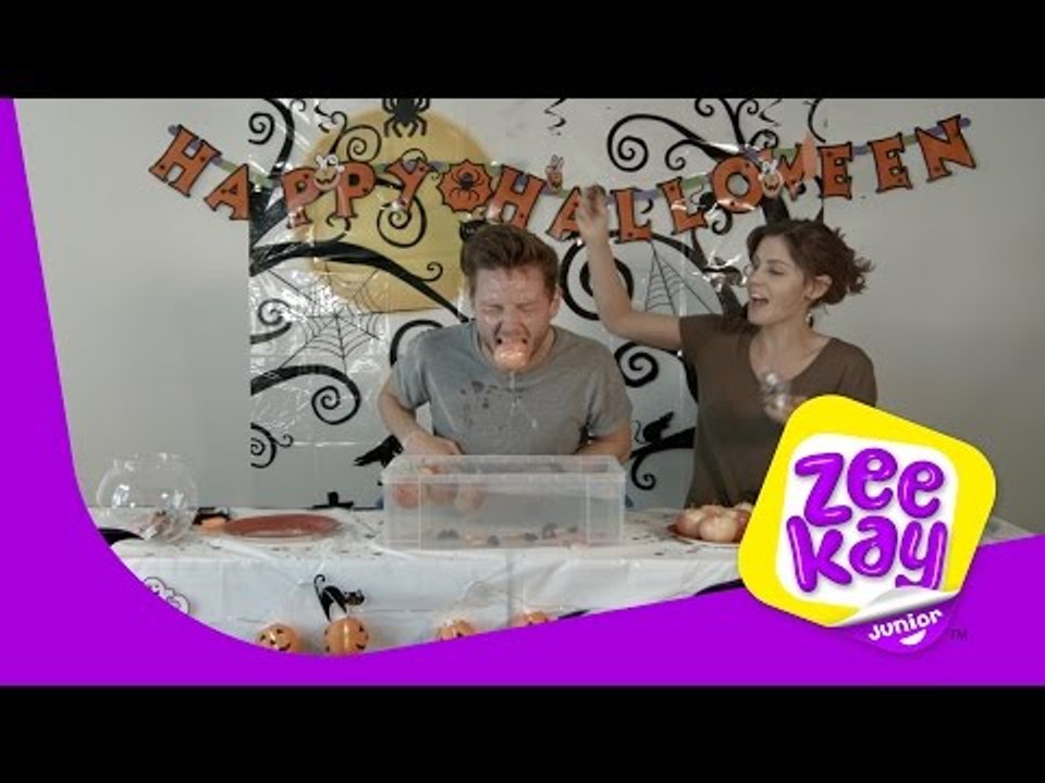 Spooktacular Halloween Challenge  - with Will & LaurBubble!  | ZeeKay Junior