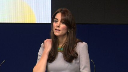 Duchess of Cambridge makes speech at mental health event