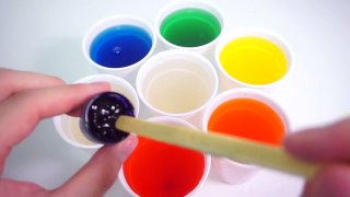 말랑말랑 컬러 젤리 푸딩 만들기! How to make color Jelly Pudding! 흐르는점토 액체괴물 요리 식완 무지개젤리 액괴
