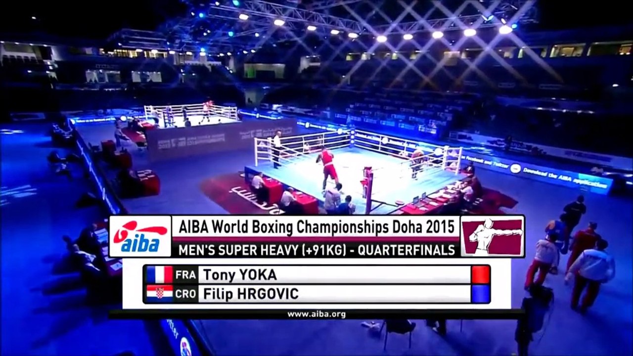 Tony Yoka-Filip Hrgovic (super-lourds, +91kg), quart de finale ChM boxe AIBA 2015