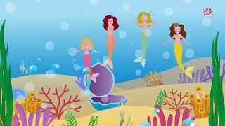 Five Little Mermaid Song For Kids