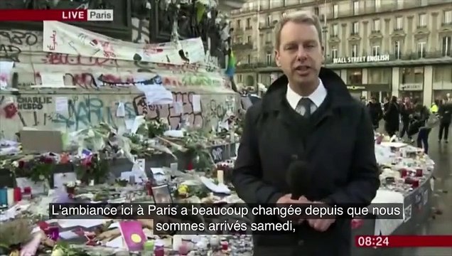 Attentats à Paris : Le journaliste anglais Graham Satchell fond en larmes durant son duplex