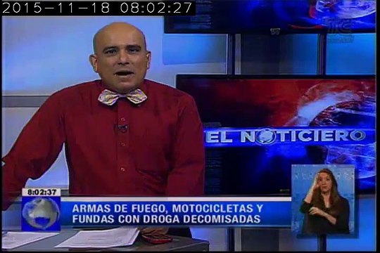 Armas de fuego, motocicletas y fundas con droga decomisadas
