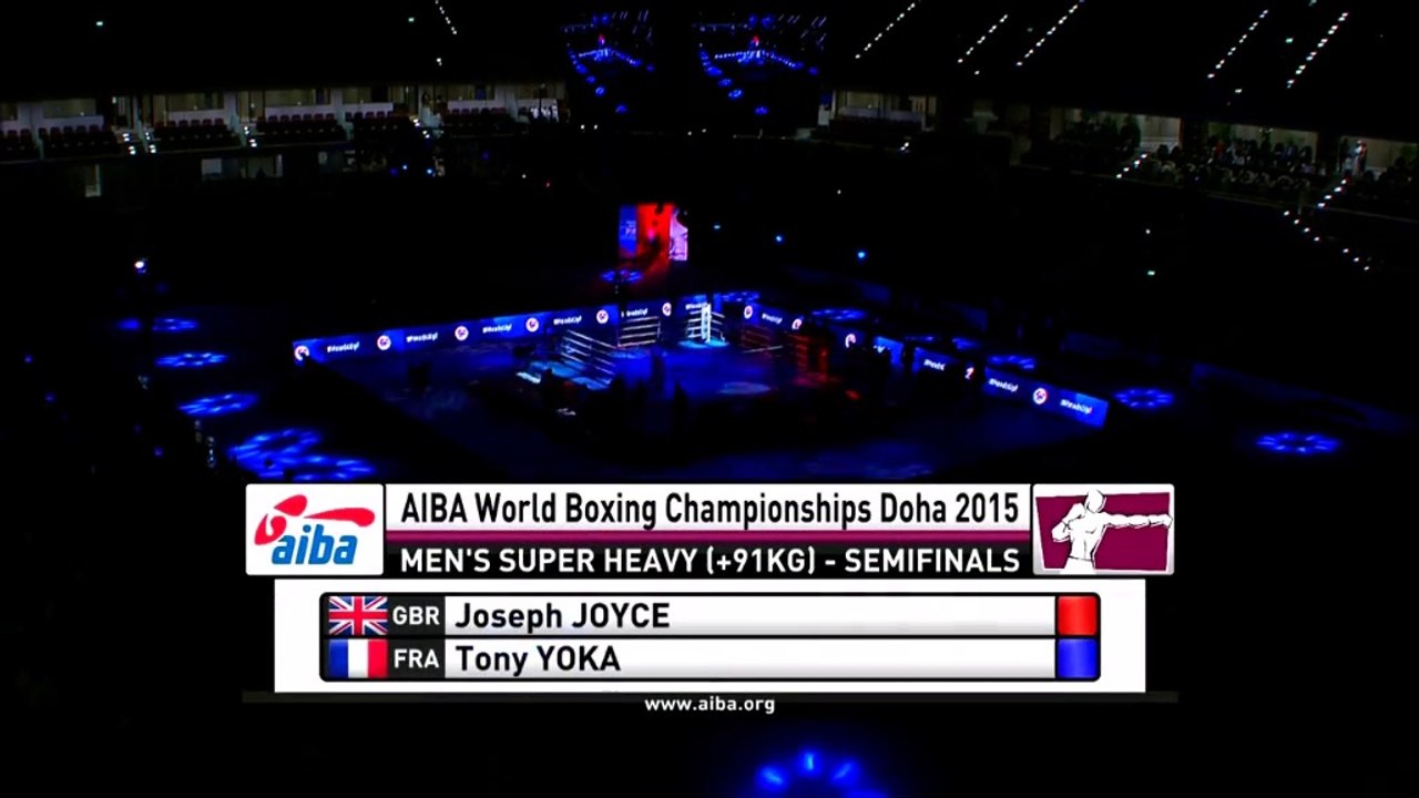 Tony Yoka-Joseph Joyce (super-lourds, +91kg), demi-finale ChM boxe AIBA 2015