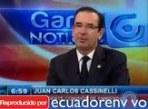 El argumento de que las enmiendas eran dedicadas al presidente se queda sin piso, asegura Juan Carlos Casinelli