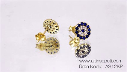 Altın Gözlü Küpe