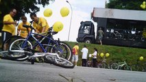 Estilo de vida, com os  amigos, ciclismo em grupo, passeio ciclístico da Primavera em Taubaté, SP, Brasil