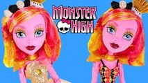 Play Doh HUGE Monster High Gooliope Jellington Doll Making Playdo Roses for Monster High D
