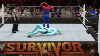 WWE2K15 DR. MANHATTAN VS THE AMAZING SPIDERMAN EPIC BATTLE