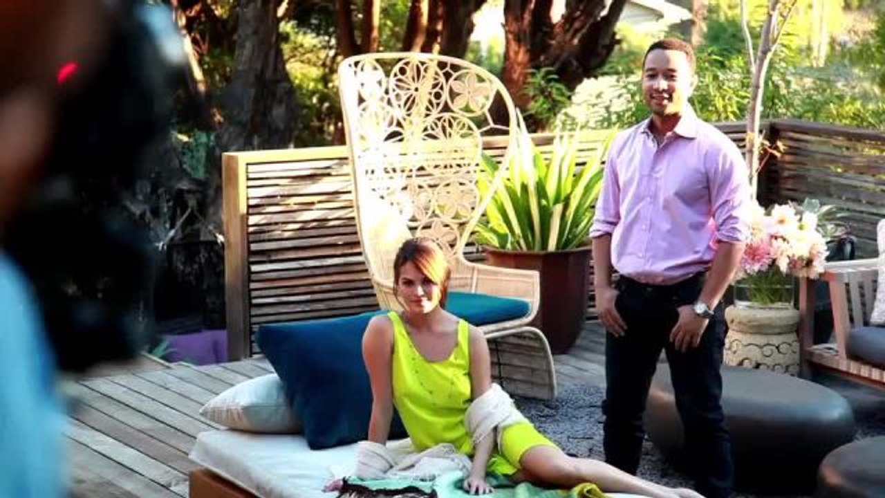 Celebrity Living - Behind the Scenes at John Legend and Chrissy Teigen’s Los Angeles Home
