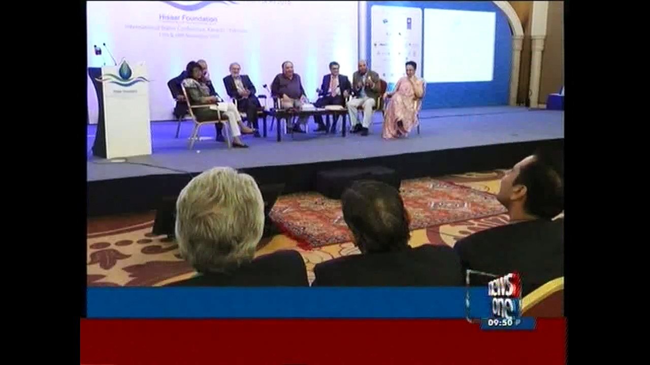 Taher A Khan speech in International Water Conference