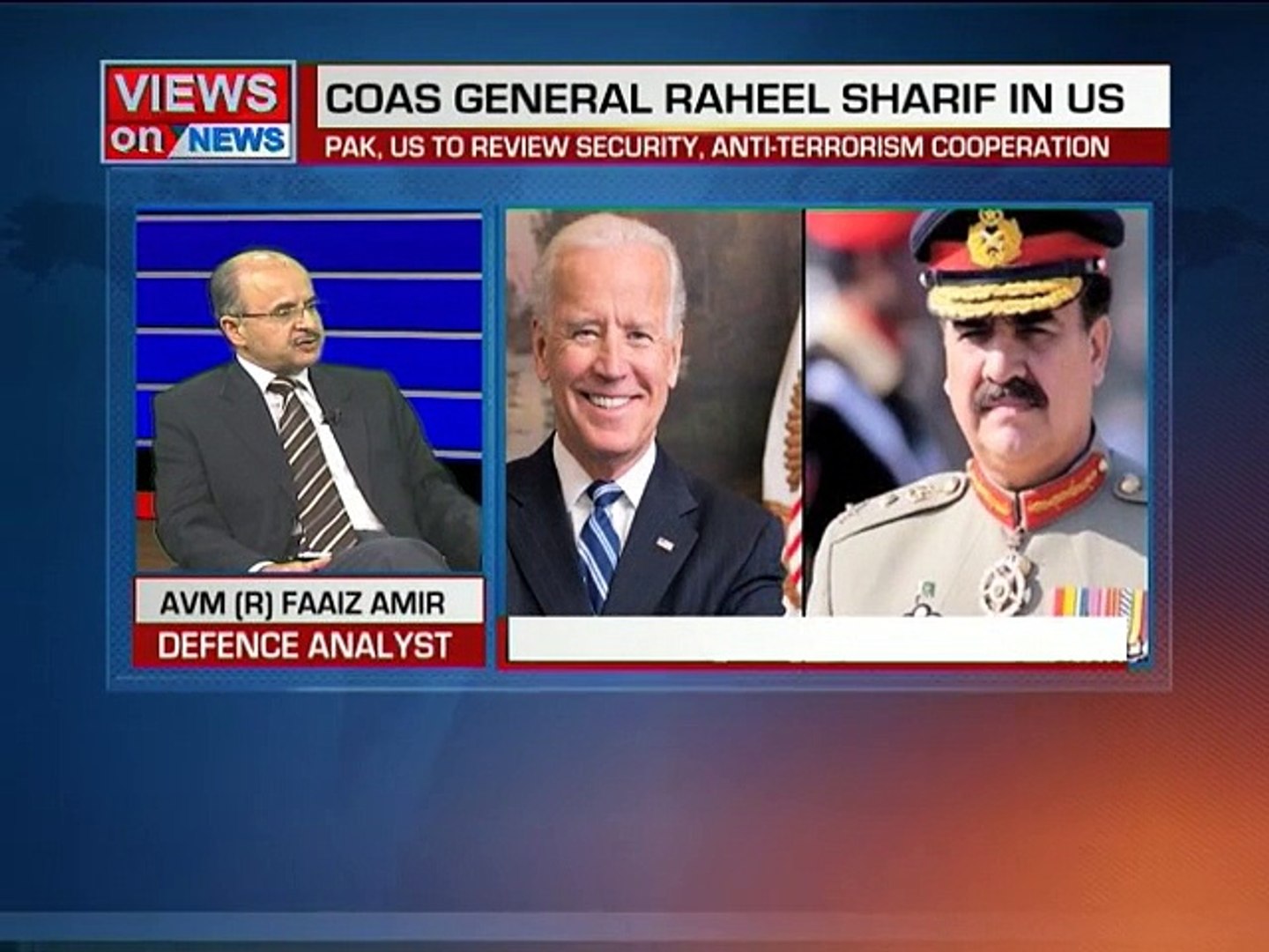 Programme: Views on News.. Topic: COAS GENERAL RAHEEL SHARIF IN USA