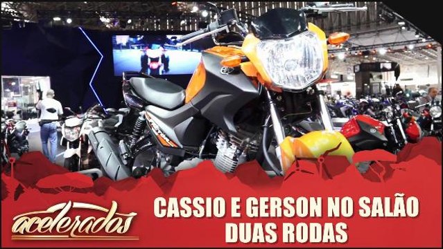 Cassio e Gerson no Salão Duas Rodas