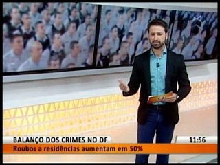 BALANÇO DOS CRIMES NO DF