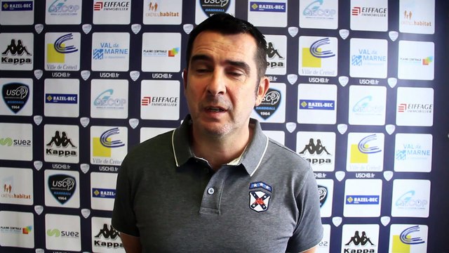 Les Déclas d'avant match Créteil/Cesson-Rennes avec V.ALONSO (traduit par S. DE LA SALUD)