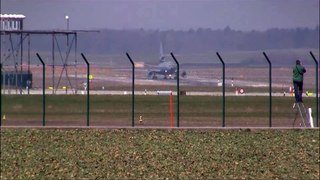 US Air Force KC 10 take off runway 16 at ZRH