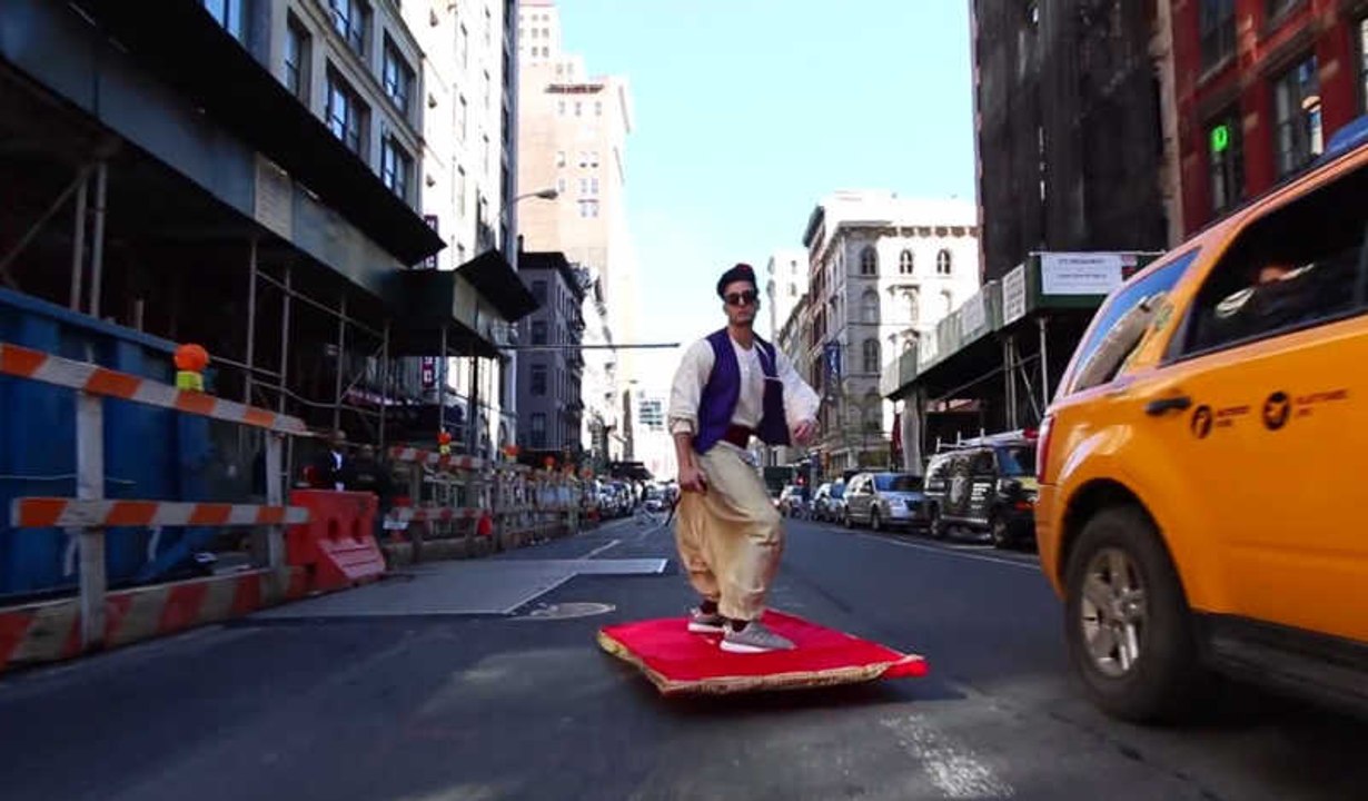 Aladdin Magic Carpet Prank