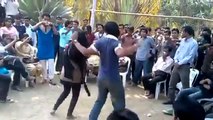 Desi Couple Dancing in the College Program - অস্থির পাগলা নাচ