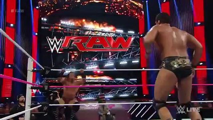 Neville vs Alberto Del Rio Raw October 26 2015