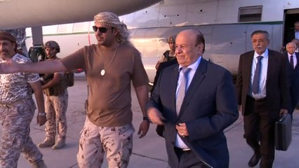 El presidente yemení regresa del exilio