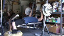 Bench Press 255lbs 7x No Spotter Or Hand Off Video Dailymotion