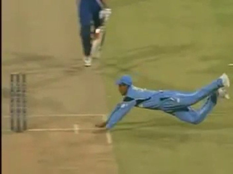 KAIF'S BEST DIVING RUN OUT AGAINST ENGLAND