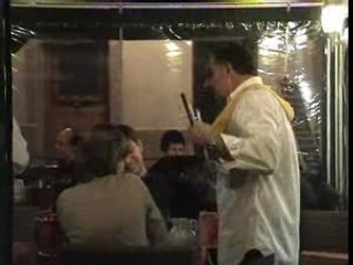 Le restaurant l'Ulivo à menton by night