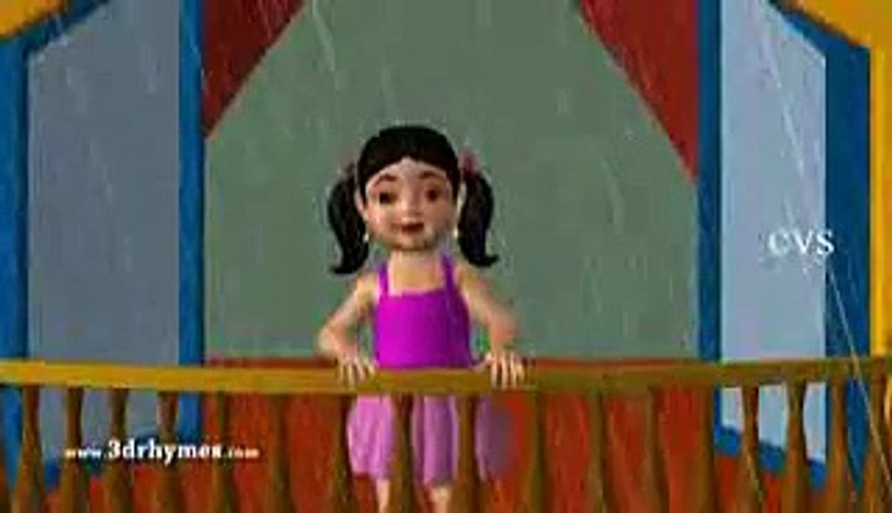 3D Animation I Hear Thunder Nursery Rhyme for Children with Lyrics