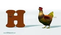 A is For Apple Nursery Rhyme- 3D Animation Alphabet ABC Phonics Songs for children