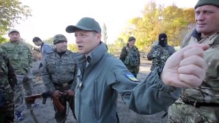 Ukraine War • Donetsk. Ljashko almost came under attack by militias
