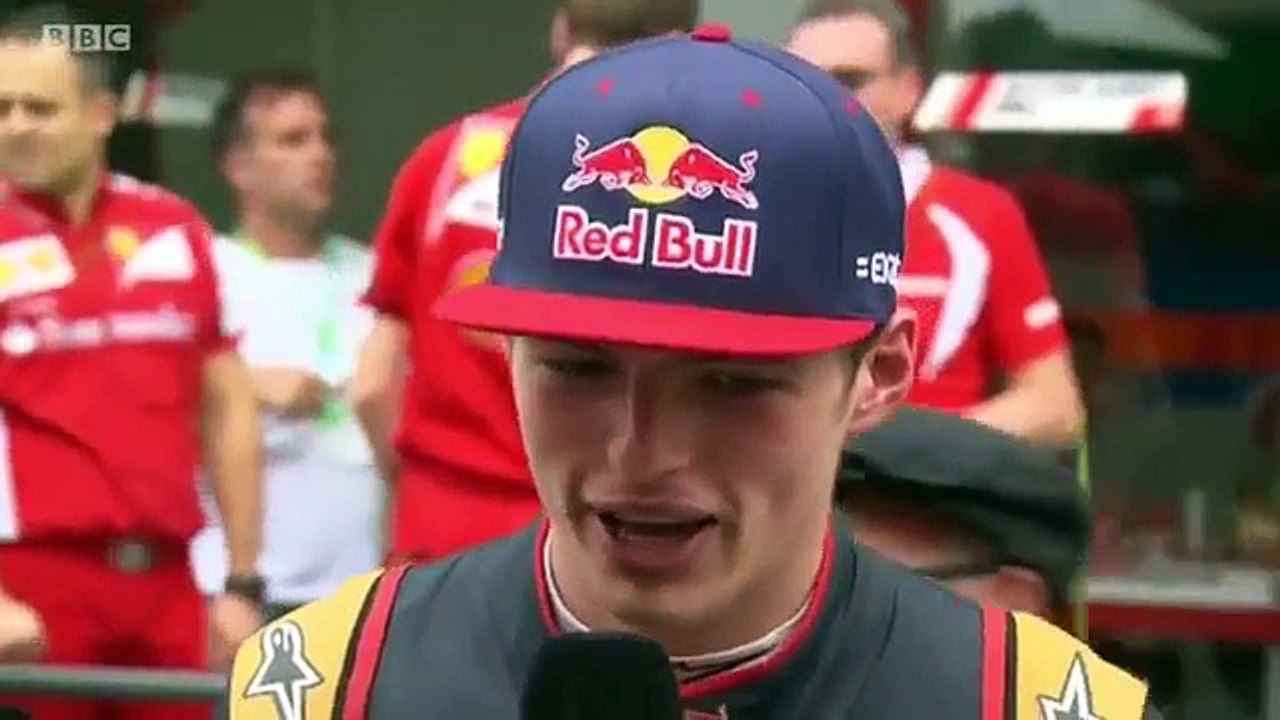 Post-Race - Max Verstappen - 2015 Brazil