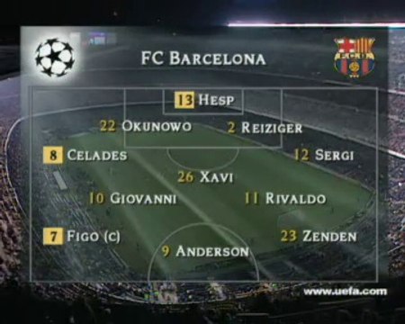 FC Barcelona 3-3 Manchester United - Champions League 1998/99 - group stage, 1st leg - 1st half