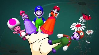 Finger Family Nursery Rhymes For Babies | Super Mario Cartoons Finger Family Rhymes For Ch
