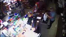 Heroic Moment! Brave Customers Takes Down Gas Station Robber in Brazil