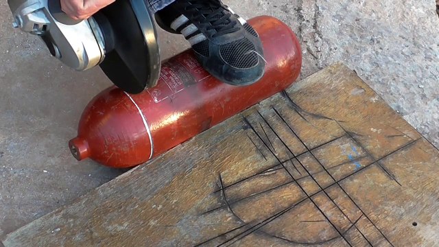 Дробокатка из огнетушителя своими руками чертежи с размерами