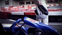 Mas quem foi o louco que teve a ideia de colocar um Porsche Cayman GTS num circuito de karts?