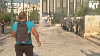 Greek Farmers Clash With Police Over Tax Increase