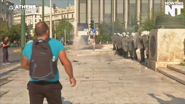 Greek Farmers Clash With Police Over Tax Increase