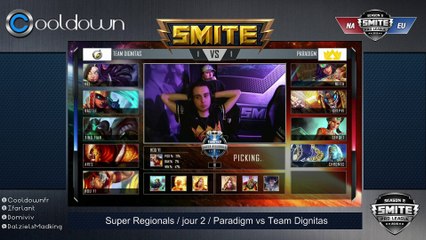 SMITE - SuperRegionals Quart de finale EU - Paradigm vs Dignitas - game 3