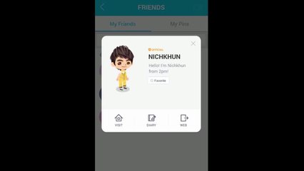 Nichkhun Avatar in Line Play