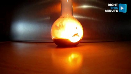 Lithium Battery Catching Fire is the Coolest Thing You Will See Today