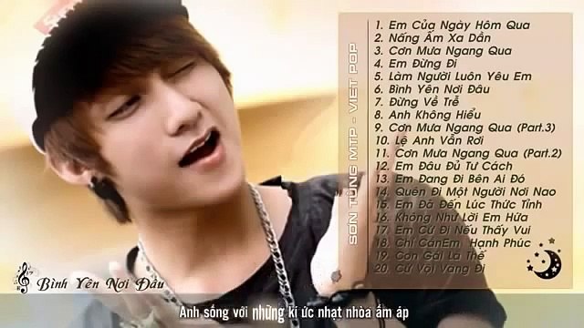 Những Ca Khúc Hay Nhất Của Sơn Tùng - MTP ( + Lyrics )