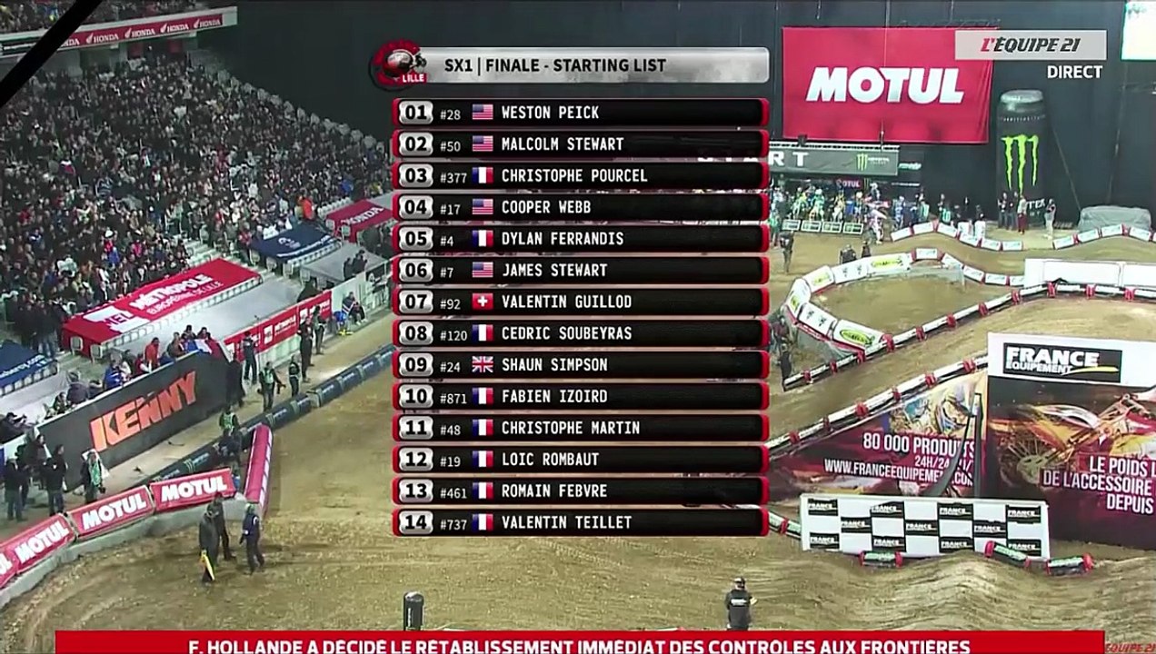 2015 Bercy-Lille Supercross: SX1 Nights 1 & 2 Main Events