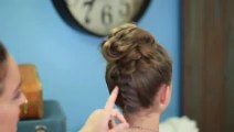Double French Messy Bun - Updo Hairstyles