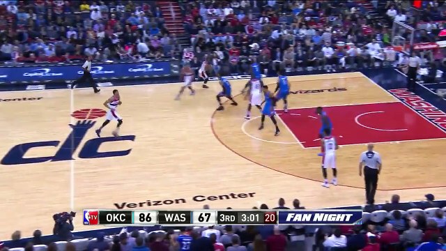 Russell Westbrook Drives and Dunks | Thunder vs Wizards | November 10, 2015 2015 16 NBA Se
